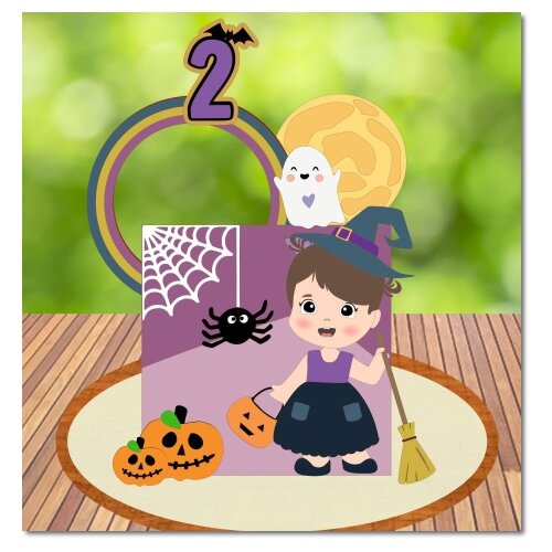 Topo de Bolo Halloween para imprimir 13