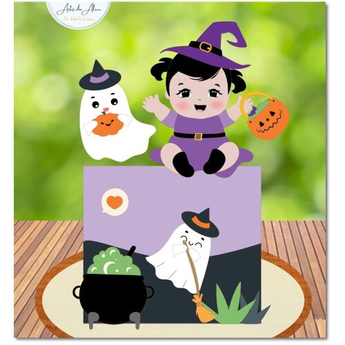Topo de Bolo Halloween para imprimir 14