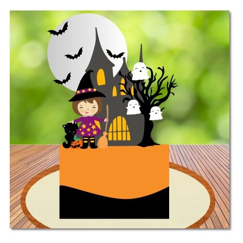 Topo de Bolo Halloween para imprimir 24