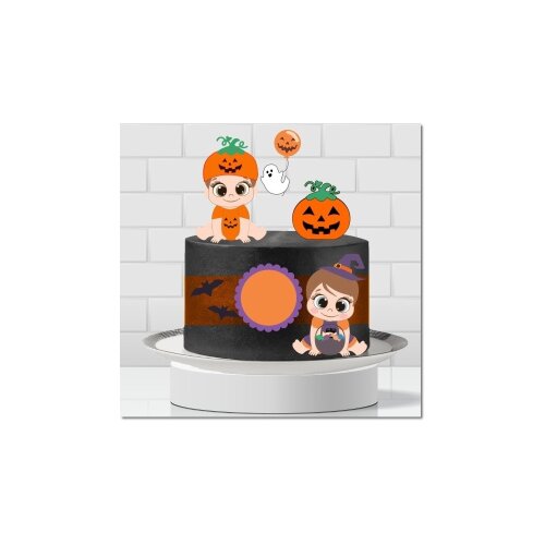 Topo de Bolo Halloween para imprimir 27