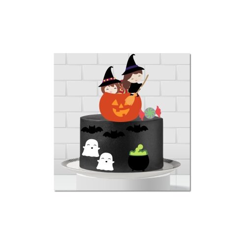 Topo de Bolo Halloween para imprimir 28