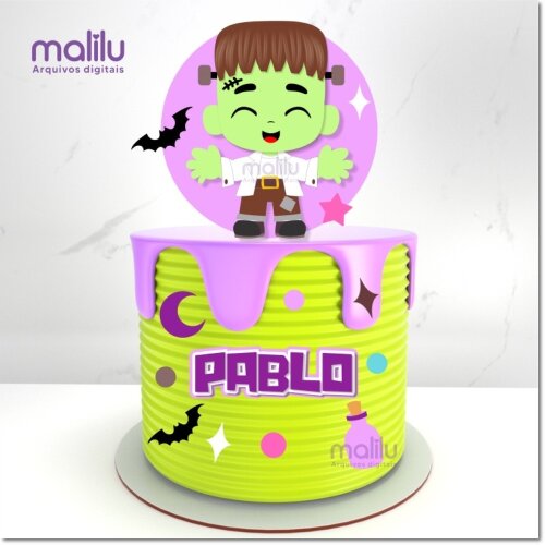 Topo de Bolo Halloween para imprimir 39