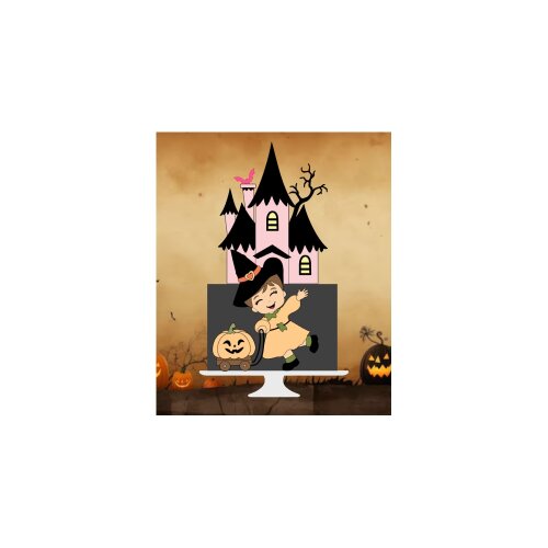 Topo de Bolo Halloween para imprimir 54