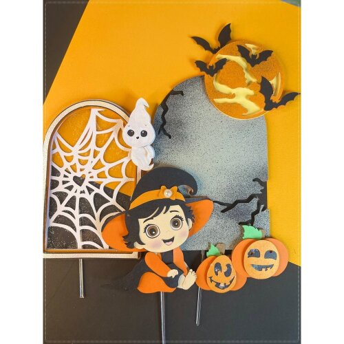 Topo de Bolo Halloween para imprimir 69