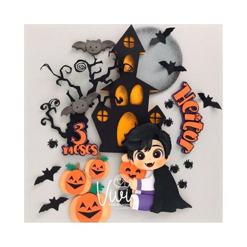 Topo de Bolo Halloween para imprimir 74