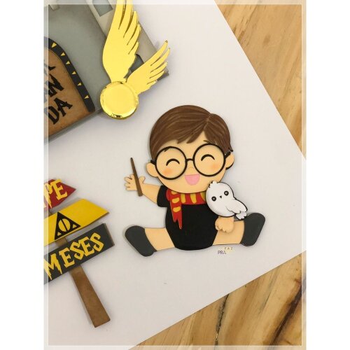Topo de Bolo Harry Potter 08 para imprimir