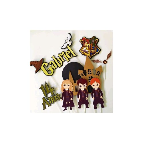 Topo de Bolo Harry Potter 22 para imprimir