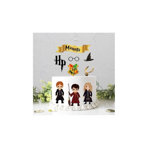 Topo de Bolo Harry Potter 34 para imprimir