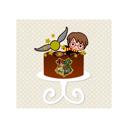 Topo de Bolo Harry Potter 36 para imprimir