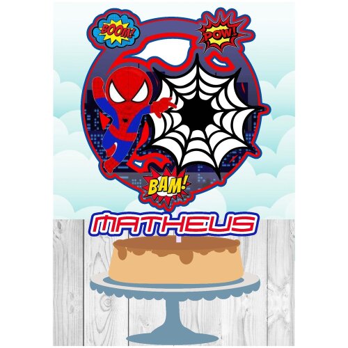 Arquivo de Corte Homem Aranha 45