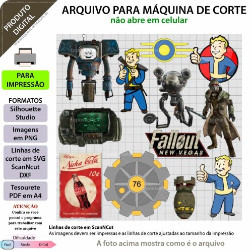 Topo de Bolo Falout 01