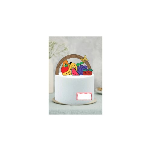 Topo de Bolo Frutas   Pomar 13