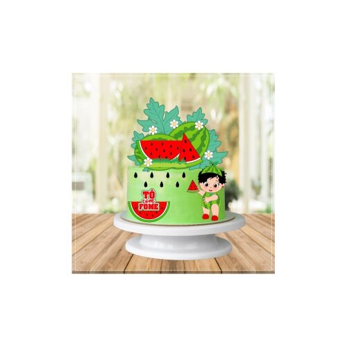 Topo de Bolo Frutas   Pomar 58