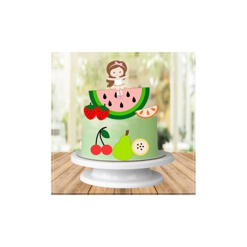 Topo de Bolo Frutas   Pomar 61