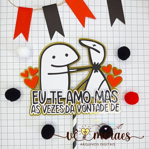 Topo de Bolo Flork 135