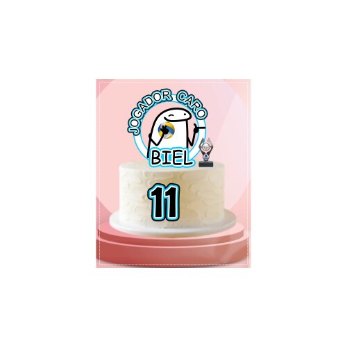 Topo de Bolo Flork 45