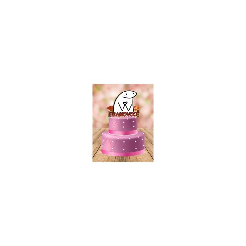 Topo de Bolo Flork 54