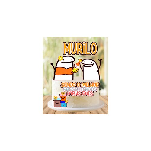 Topo de Bolo Flork 56