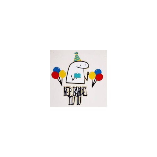 Topo de Bolo Flork 76