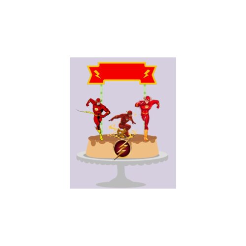 Topo de Bolo Flash 02