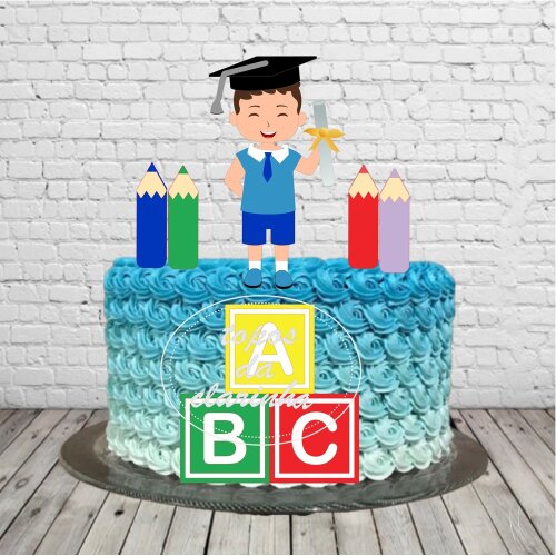 Topo de Bolo Formatura - ABC 30