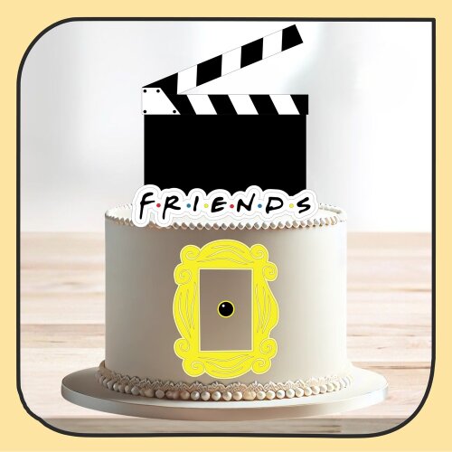 Topo de Bolo Friends 07