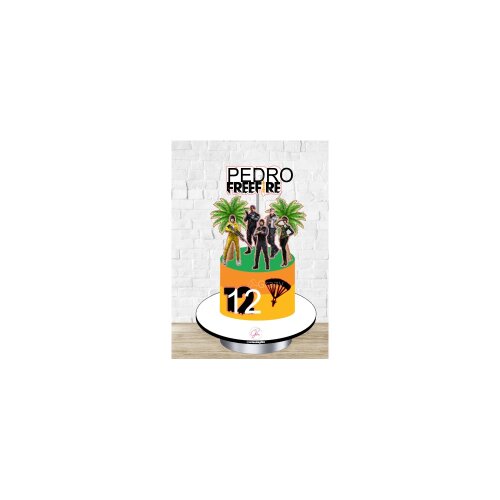 Topo de Bolo Free Fire 04