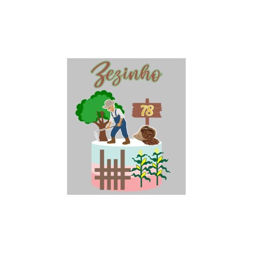 Topo de Bolo Fazendinha 69