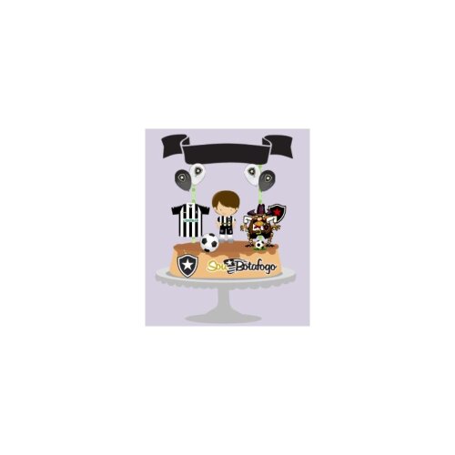 Topo de Bolo 01 - Botafogo a