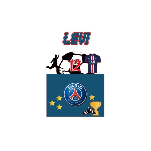 Topo de Bolo 01 - PSG a