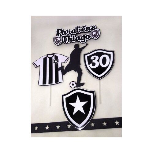 Topo de Bolo 02 - Botafogo a