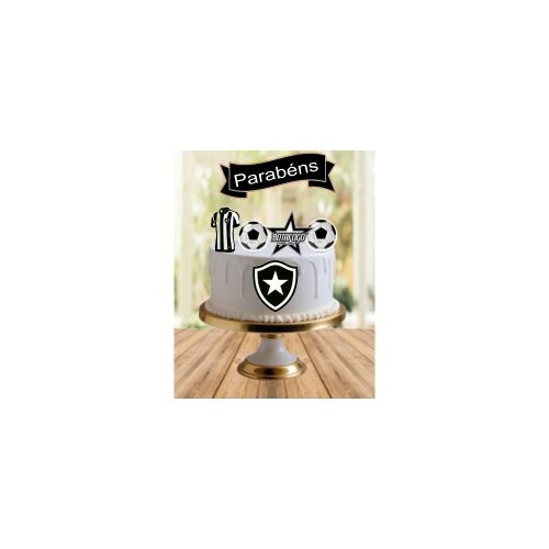Topo de Bolo 04 - Botafogo a