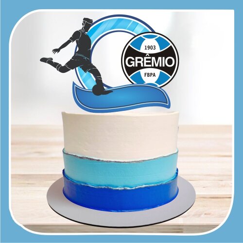 Topo de Bolo 06 - Grêmio a