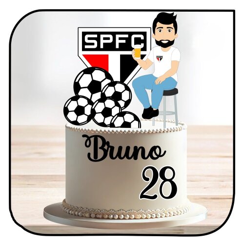 Topo de Bolo 14 - São Paulo a