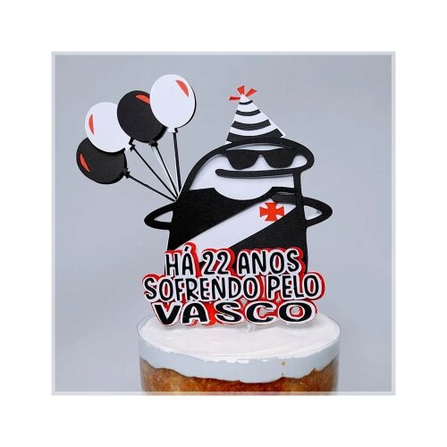 Topo de Bolo 15 - Vasco a