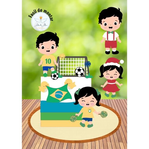 Topo de Bolo Copa do Mundo 50
