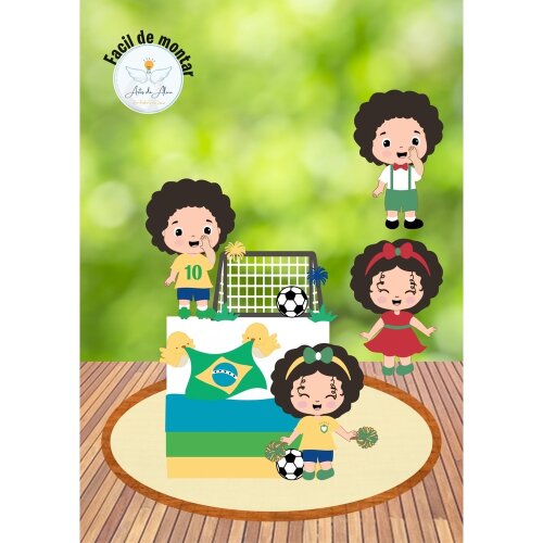 Topo de Bolo Copa do Mundo 52