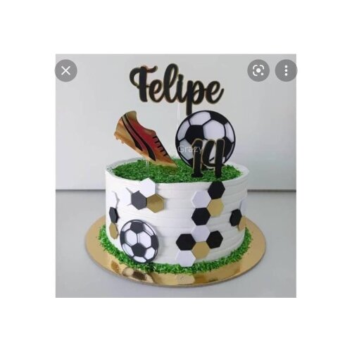 Topo de Bolo Futebol 48