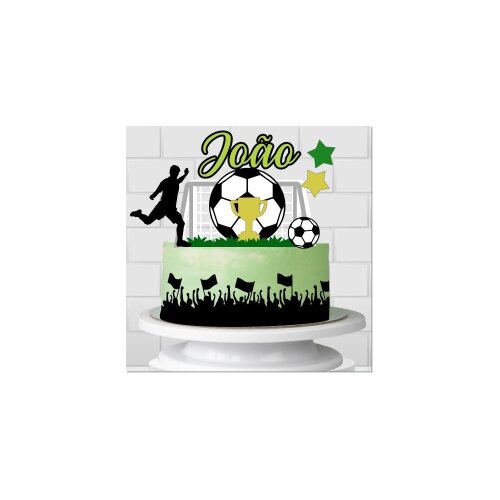 Topo de Bolo Futebol 57