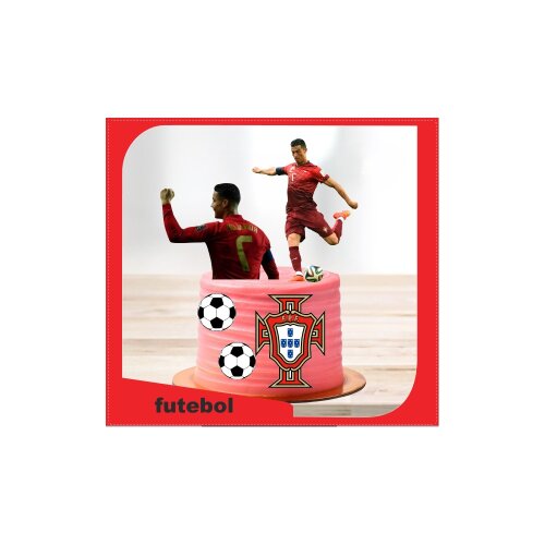 Topo de Bolo Futebol 58