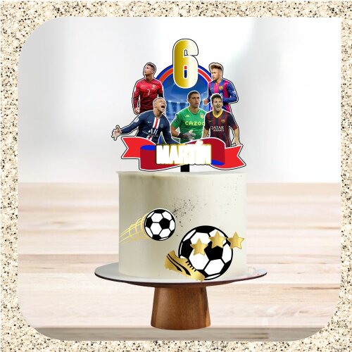 Topo de Bolo Futebol 62