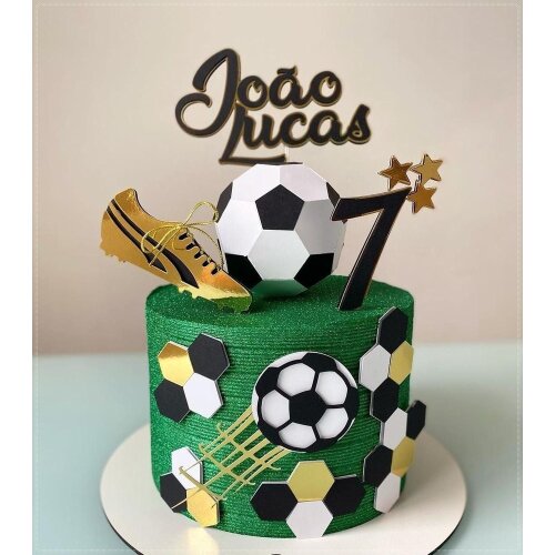 Topo de Bolo Futebol 63