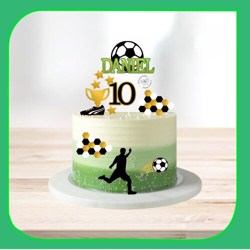 Topo de Bolo Futebol 64