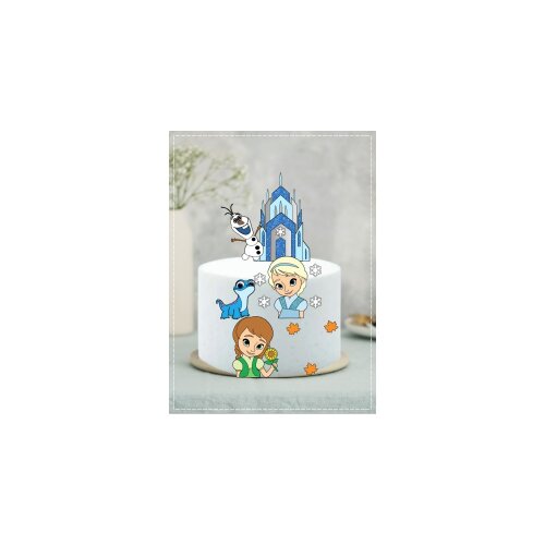 Topo de Bolo Frozen 24