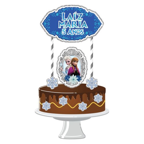 Topo de Bolo Frozen 48