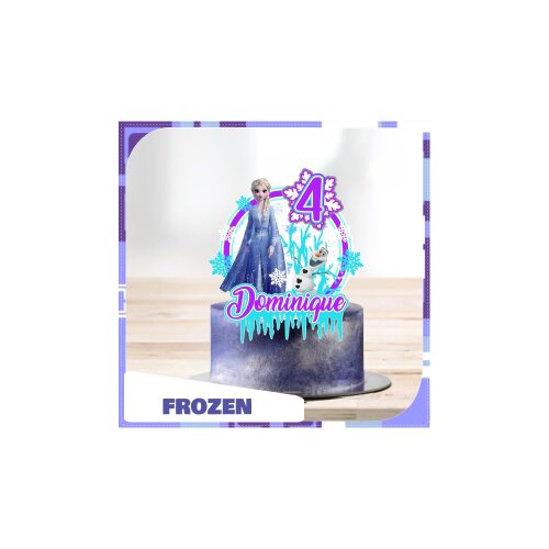 Topo de Bolo Frozen 72