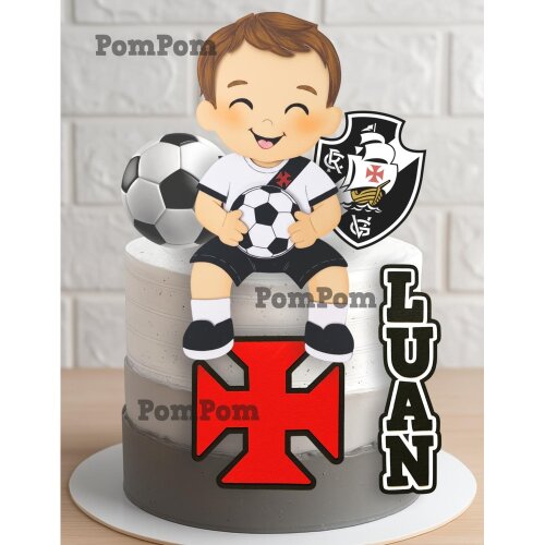 Arquivo de Corte Topo de bolo vasco luan