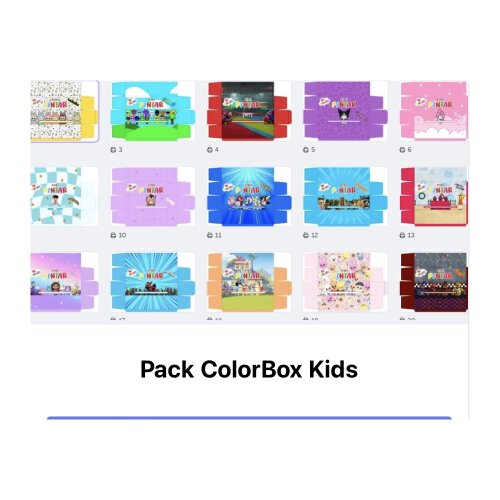 ColorBox Kids TODOS OS PACKS