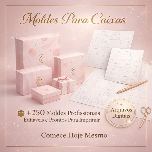 Moldes para Caixas Editáveis