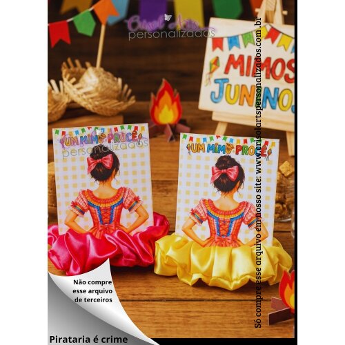 Card xuxinha festa caipira